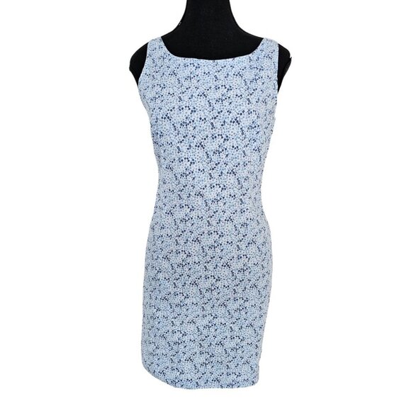 Reitman's Petites Blue Floral Dress, Size 10 - Picture 1 of 12